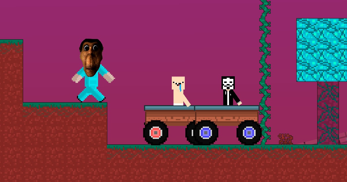 Image Pro Obunga vs Noob and Hacker